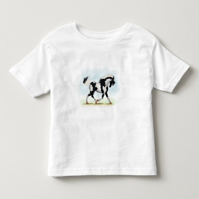 Piebald Overo Kleinkind T-shirt (Vorderseite)