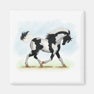 Piebald Overo Magnet