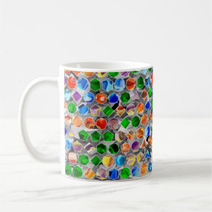 Piecewise Polygons Swirl 11oz Tasse
