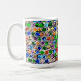 Piecewise Polygons Swirl 15oz Tasse