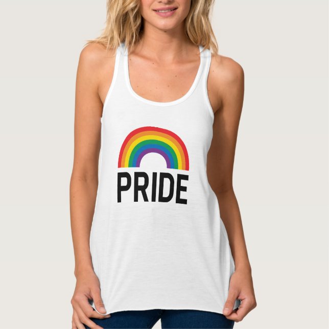 Pied Rainbow Tank Top (Vorderseite)