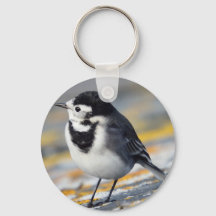 Pied Wagtail Keyring