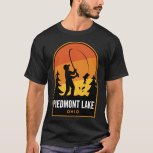Piedmont Lake Ohio Angeln T-Shirt