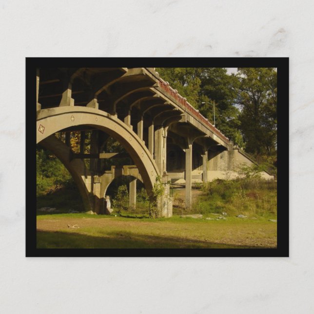 Piedmont Park Bridge Postkarte (Vorderseite)