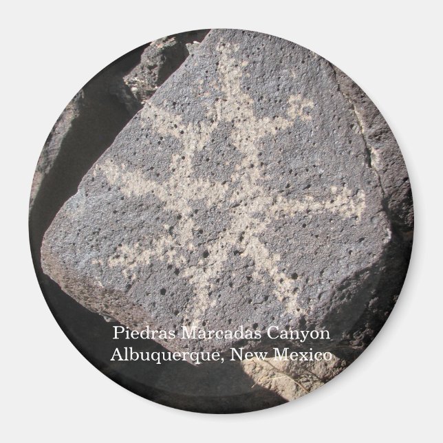 Piedras Marcadas Canyon Magnet (Vorne)