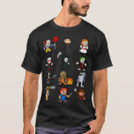 Piel Art 8Bit Horror Halloween Scary Character Vid T-Shirt<br><div class="desc">Piel Art 8Bit Horror Halloween Scary Character Video Games  .</div>