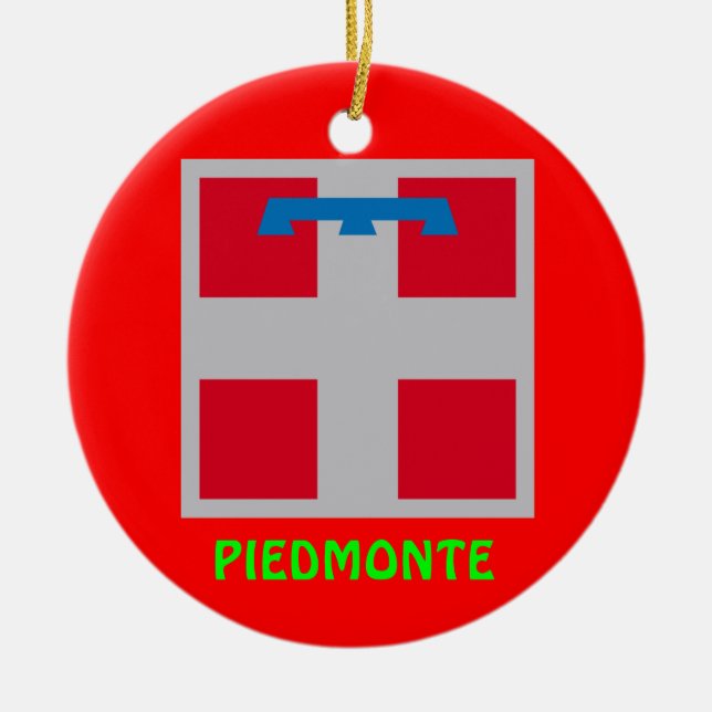 Piemont, Italien Weihnachtsschmuck (Vorne)