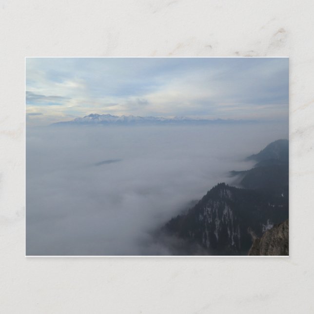 Pieniny View von Three Crowns Polen Postkarte (Vorderseite)