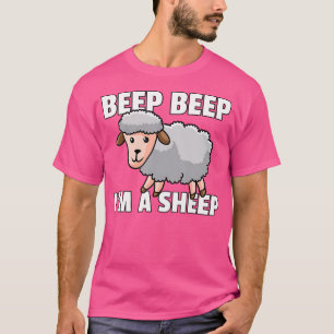 Piep Beep Ich bin ein Schaf für einen Lamm-Bauer T-Shirt