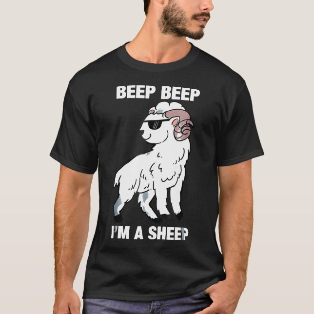 Piep Beep Ich bin ein Schafskind T-Shirt (Vorderseite)