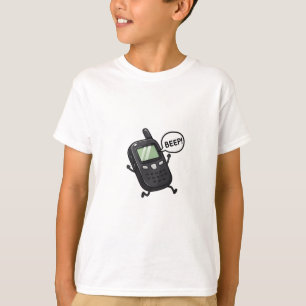 Piependes Retro-Mobiltelefon für Kinder T-Shirt