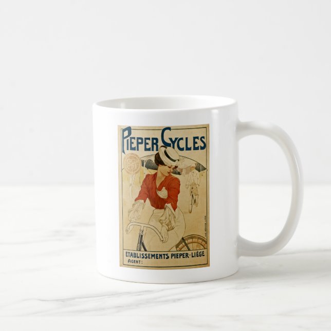 Pieper Cycles ~ Émile Berchmans ~ Belgien 1900 Tasse (Rechts)