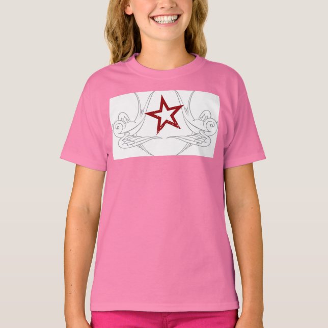 Piepmatz der Mädchen ELF T-Shirt (Vorderseite)