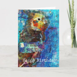 Piepmatz-Medien-Geburtstag Karte