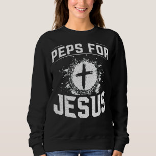Pieps für Jesus für Christlichen und wahren Glaube Sweatshirt