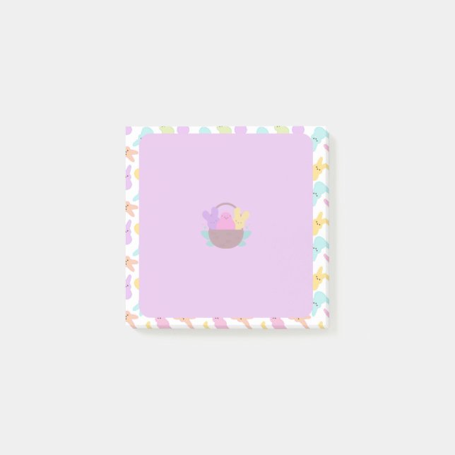 Pieptöne in einem Korb Post-it Klebezettel (Vorderseite)