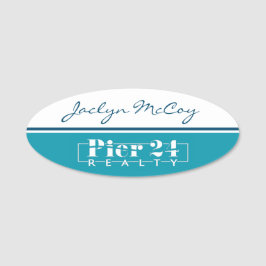 Pier 24 Realty Name Tag Namensschild