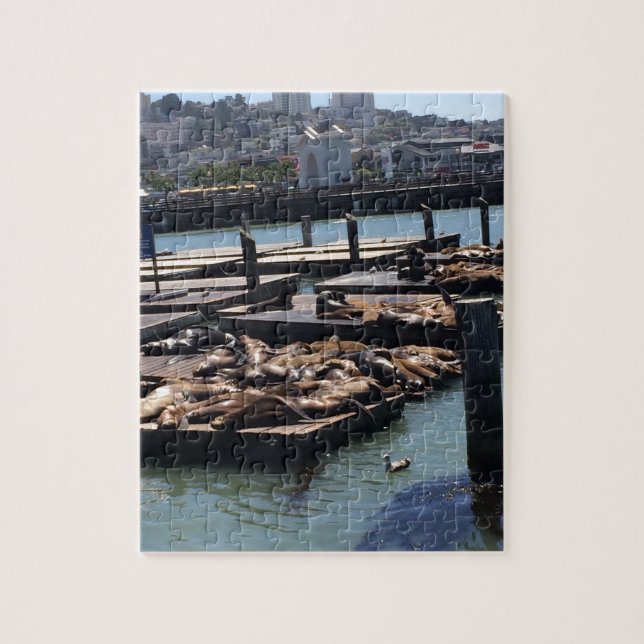 Pier 39 San Francisco Kalifornien Puzzle (Vertikal)