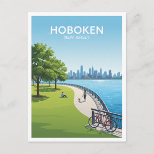 Pier A Park Hoboken New Jersey Postkarte