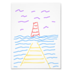 Pier and Lighthouse Foto Erweiterung