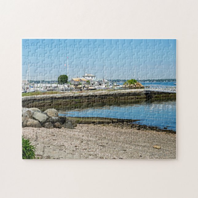 Pier auf der Insel Newport Rhode Puzzle (Horizontal)