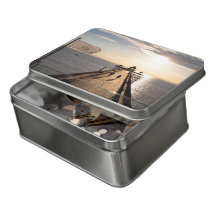 Pier bei Sunset - Clevedon Pier, Somerset, UK - Ti