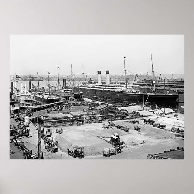 Pier der White Star Line Poster (Vorne)