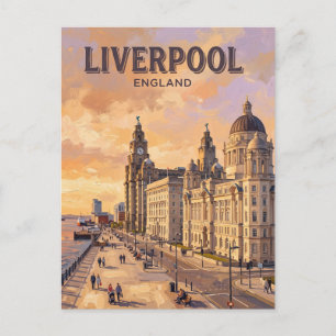 Pier Head England Postkarte