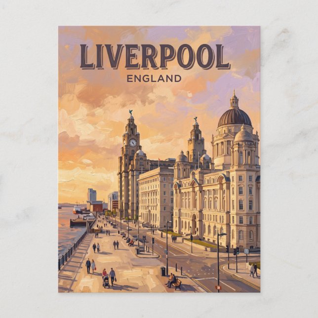 Pier Head England Postkarte (Vorderseite)