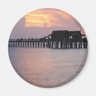 Pier in Neapel Florida Magnet