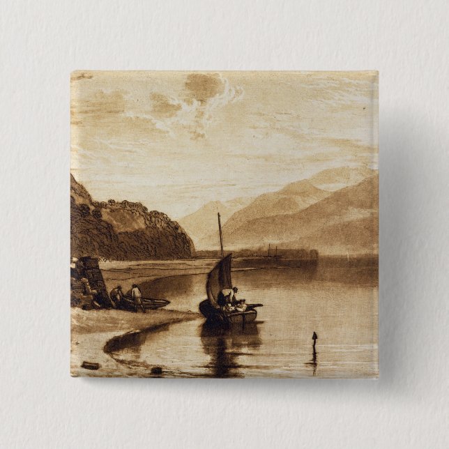 Pier Josephs Mallord William Turner | Inverary, Button (Vorderseite)