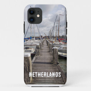 Pier mit Booten und Yachten in Marken Niederlande  Case-Mate iPhone Hülle