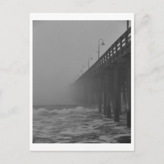 Pier nebel-2 postkarte