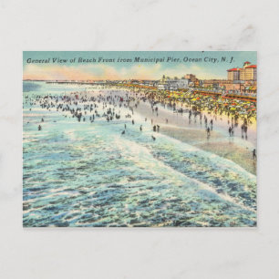 Pier, Ocean City, New Jersey Postkarte