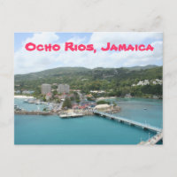Pier Ocho Rios, Jamaica Postcard