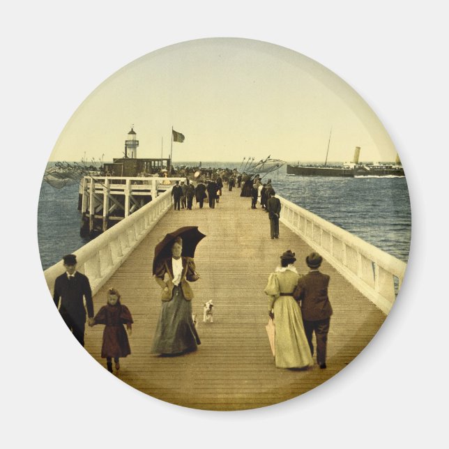 Pier Ostende Belgien Magnet (Vorne)
