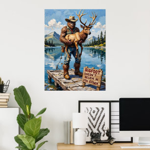 Pier Ponderings: Bigfoot und der Elk Poster