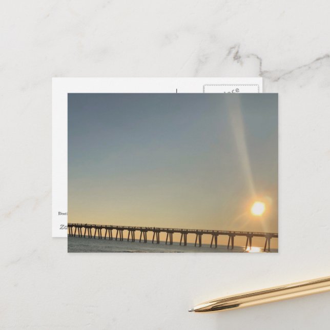 Pier Postkarte (Vorderseite/Rückseite Beispiel)