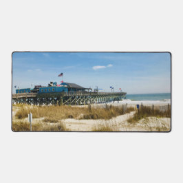 Pier Restaurant Sandy Beach Ocean View Cool Schreibtischunterlage