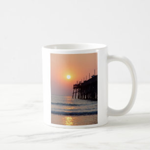 Pier-Sonnenaufgang-Tasse Fischen-Daytona Beach Tasse
