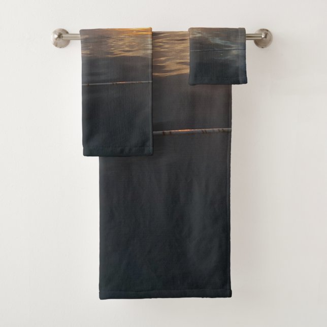 Pier Sunset Badhandtuch Set (Insitu)