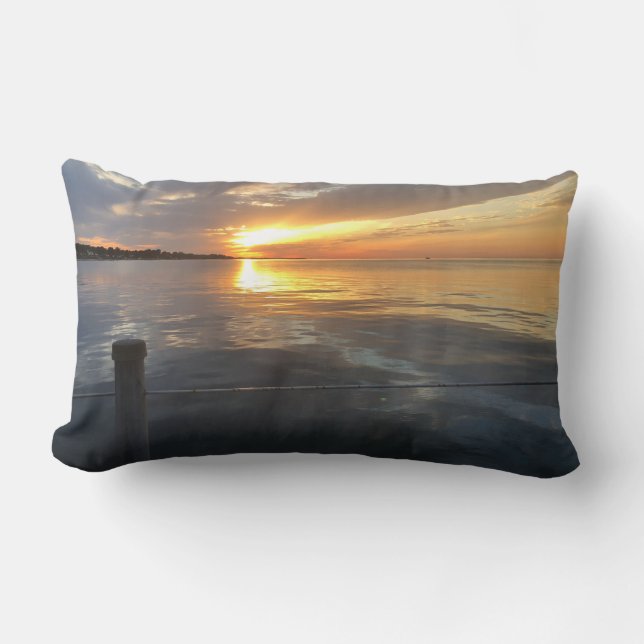 Pier Sunset Lendenkissen (Vorderseite)