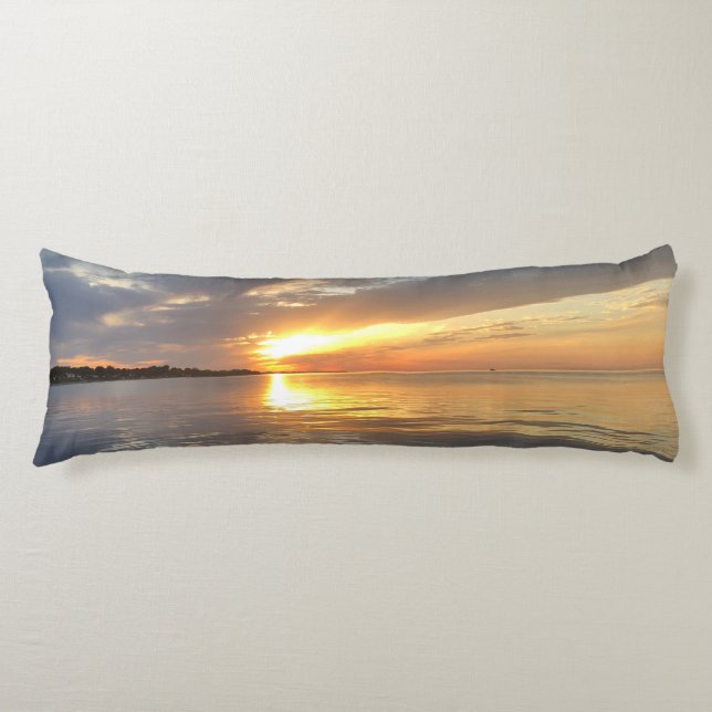 Pier Sunset Seitenschläferkissen (Vorderseite)