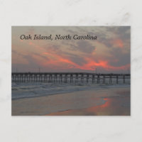 Pier und Sunset - Eicheninsel, NC