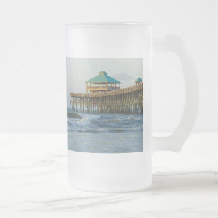 Pier von Folly am Morgen Mattglas Bierkrug Bierglas