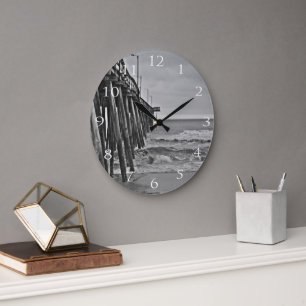 Pier von Shirley Taylor Große Wanduhr