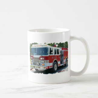 Pierce-Löschfahrzeug Tasse