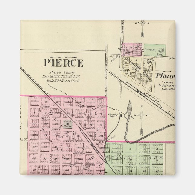 Pierce, Nebraska Magnet (Vorne)