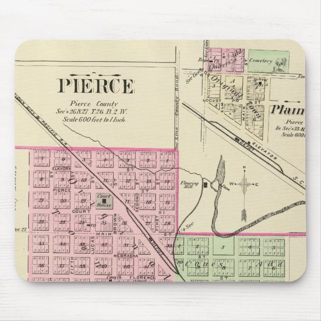 Pierce, Nebraska Mousepad (Vorne)