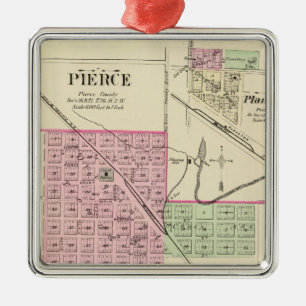 Pierce, Nebraska Silbernes Ornament